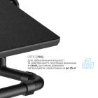 Регулируемая подставка для ног OfficePro Black (FR1040B)
