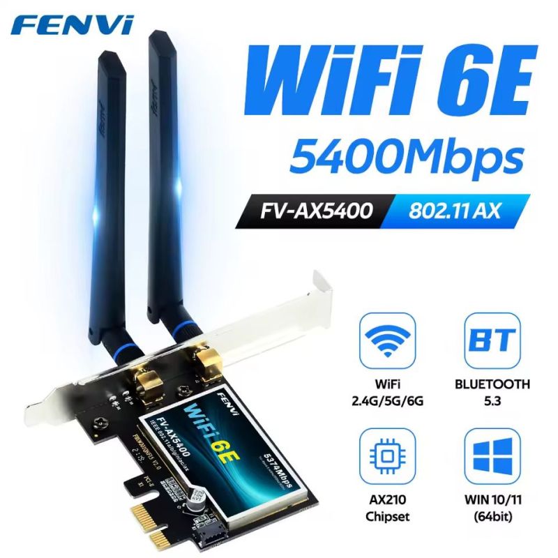 Бездротовий адаптер Fenvi (FV-AX5400)