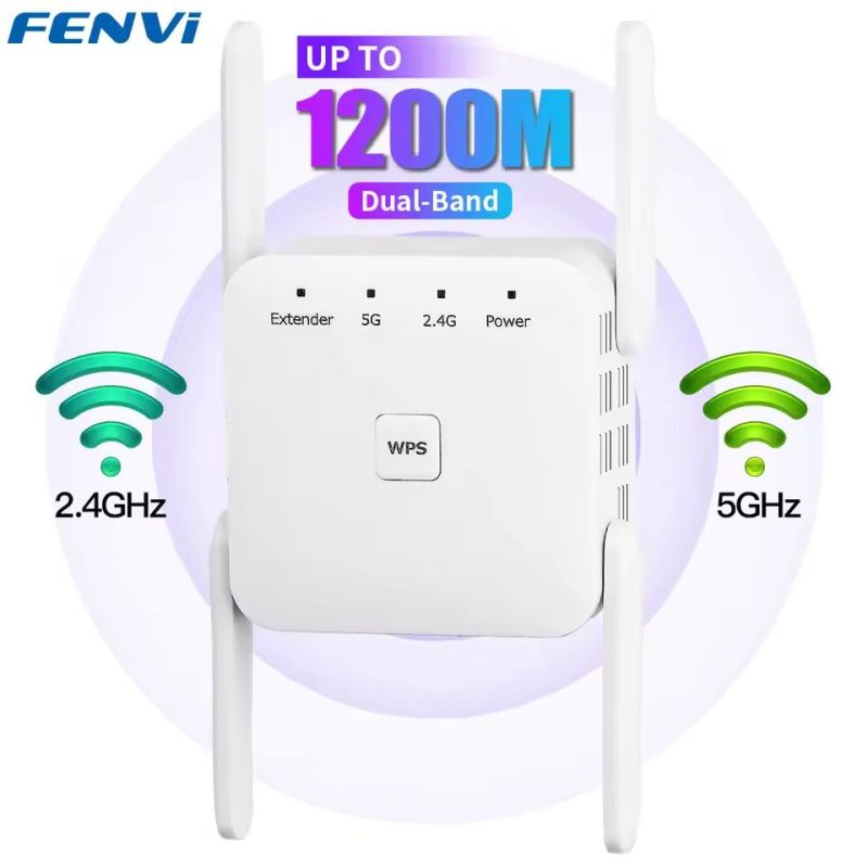 Точка доступу Fenvi Wi-Fi Repeater Booster 2.4G/5GHz (FWD-R1208U)
