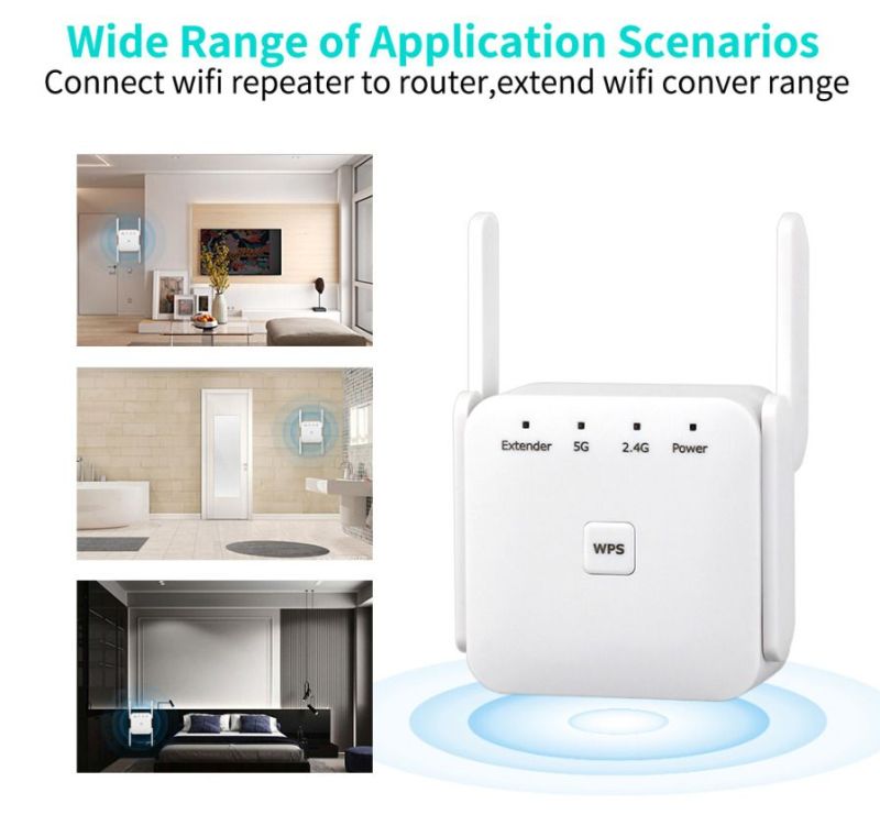 Точка доступу Fenvi Wi-Fi Repeater Booster 2.4G/5GHz (FWD-R1208U)