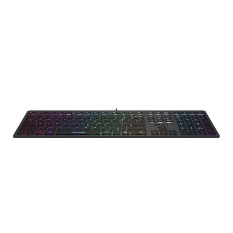 Клавіатура A4Tech Fstyler FX60H Grey Neon Backlit (FX60H USB (Grey) Neon backlit)