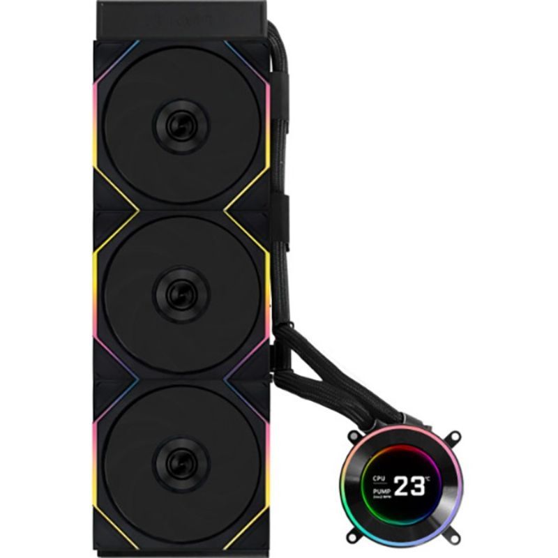 Система водяного охолодження Lian Li HydroShift II LCD-C 360TL Black (G89.GHS2LCD36TB.00)