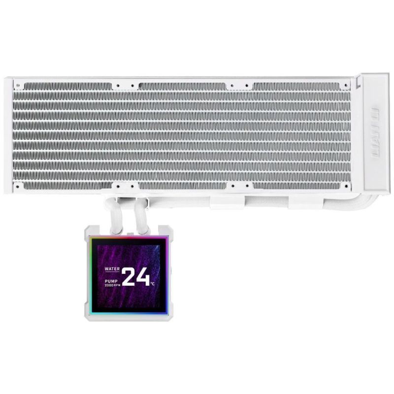 Система водяного охлаждения Lian Li HydroShift II LCD-S 360N Fanless White (G89.GHS2LCDS36NW.00)