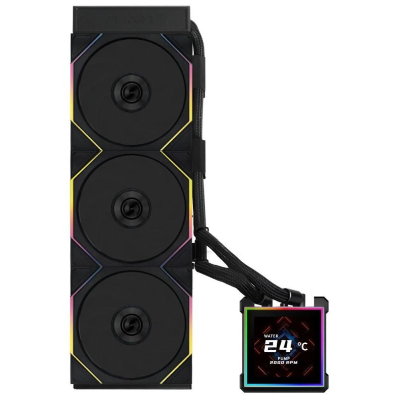Система водяного охлаждения Lian Li HydroShift II LCD-S 360TL Black (G89.GHS2LCDS36TB.00)