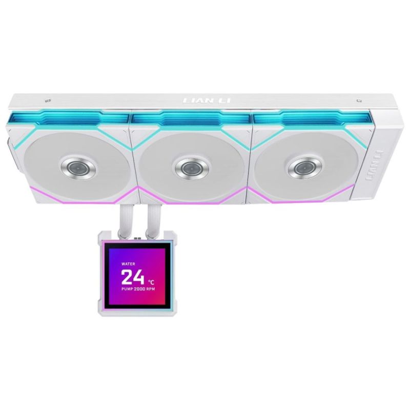 Система водяного охлаждения Lian Li HydroShift II LCD-S 360TL White (G89.GHS2LCDS36TW.00)
