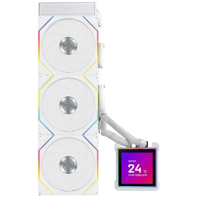 Система водяного охлаждения Lian Li HydroShift II LCD-S 360TL White (G89.GHS2LCDS36TW.00)