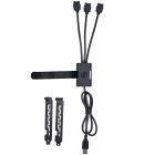 USB-хаб Lian Li USB2.0 1 to 3 Port (Type A Male) HUB, Black (G89.PW-U2TPAB.00)