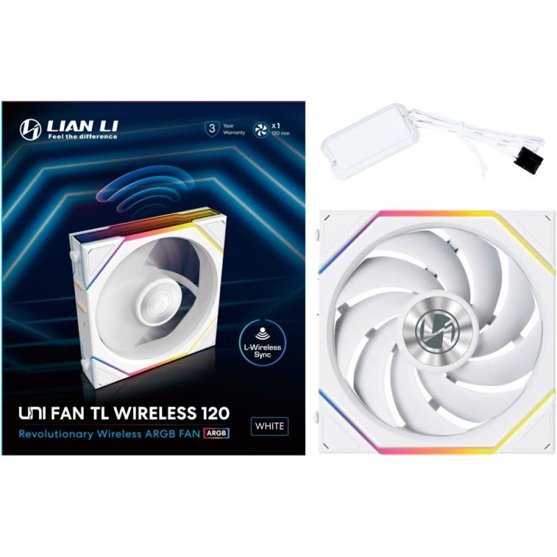Вентилятор Lian Li Uni Fan TL Wireless 120-1 White (G99.12TL1W1W.00)