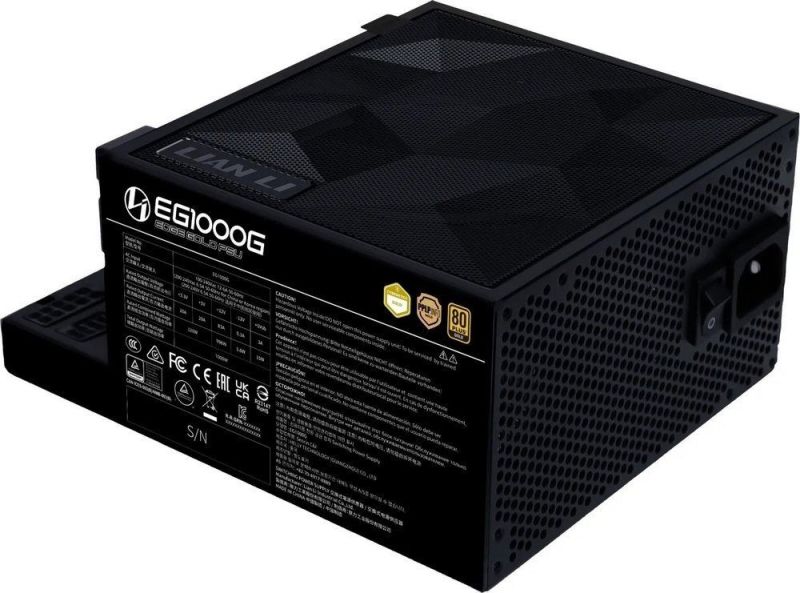 Блок живлення Lian Li Edge Gold 1000W Black with Hub, EU Cord (G9P.EG1000G.BH00.EU)
