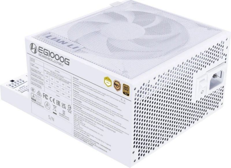 Блок живлення Lian Li Edge Gold 1000W White with Hub, EU Cord (G9P.EG1000G.WH00.EU)