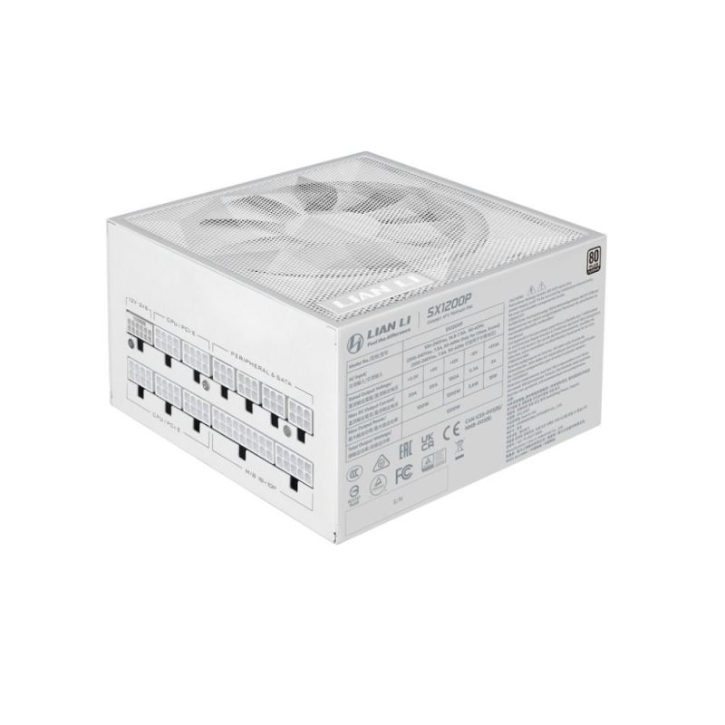 Блок питания Lian Li SX1200P White, EU Cord (G9P.SX1200P.W000.EU)
