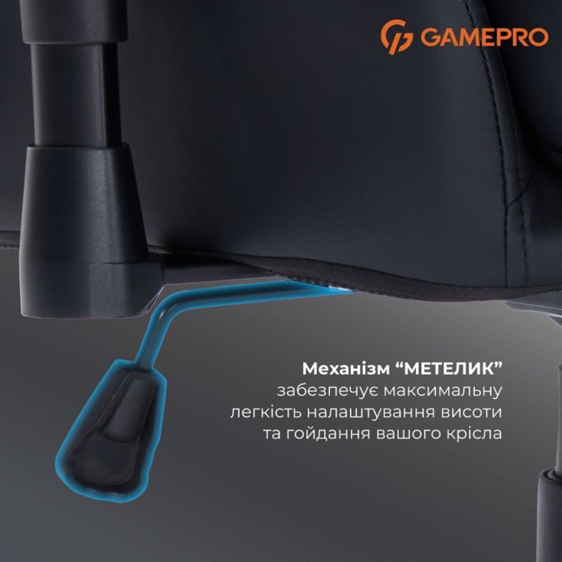 Кресло для геймеров GamePro Black (GC695B)