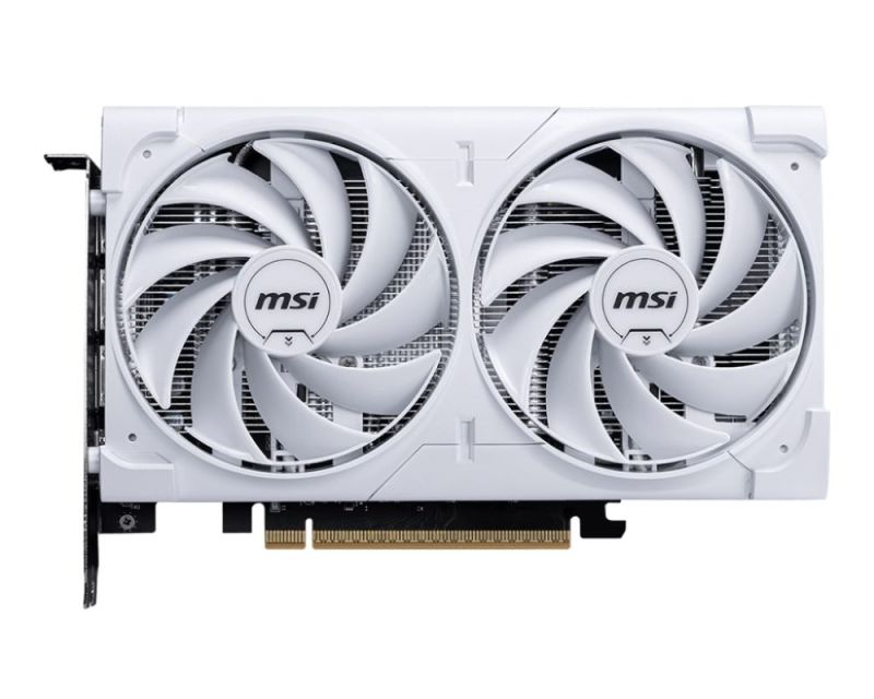 Відеокарта GF RTX 5060 8GB GDDR7 Ventus 2X OC White MSI (GeForce RTX 5060 8G VENTUS 2X OC WHITE)