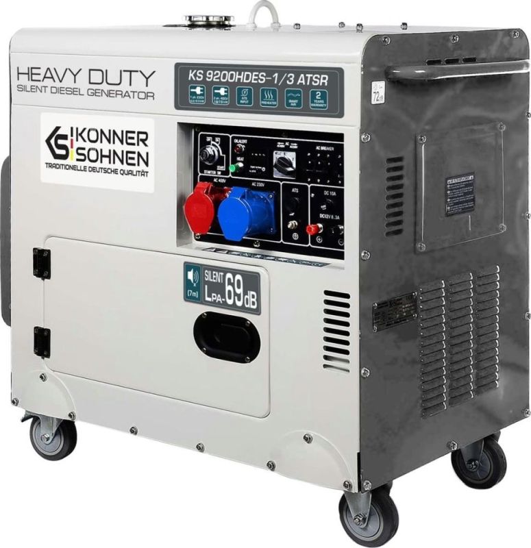 Генератор дизельний Konner&Sohnen KS 9200HDES-1/3 ATSR (EURO V) (KS9200HDES-1/3ATSR)
