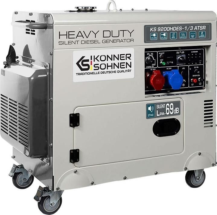 Генератор дизельний Konner&Sohnen KS 9200HDES-1/3 ATSR (EURO V) (KS9200HDES-1/3ATSR)