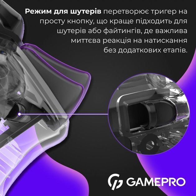 Геймпад GamePro Transparent (GPX13T)