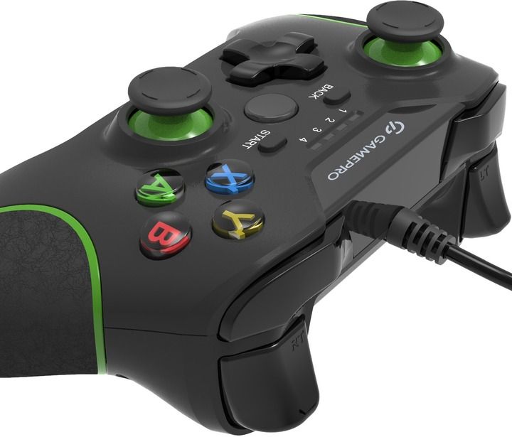 Геймпад GamePro Black/Green (MG450B)