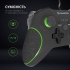 Геймпад GamePro Black/Green (MG450B)