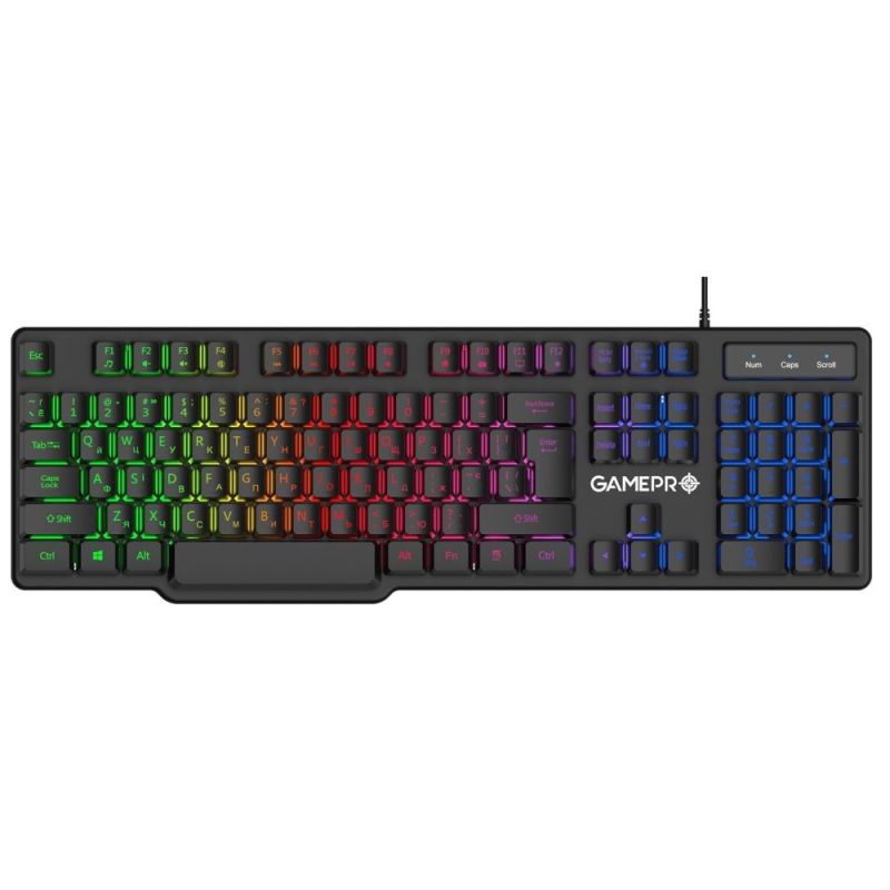 Клавіатура GamePro RGB Black  (GK380)