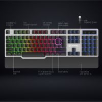 Клавіатура GamePro Stinger Grey  (GK599)