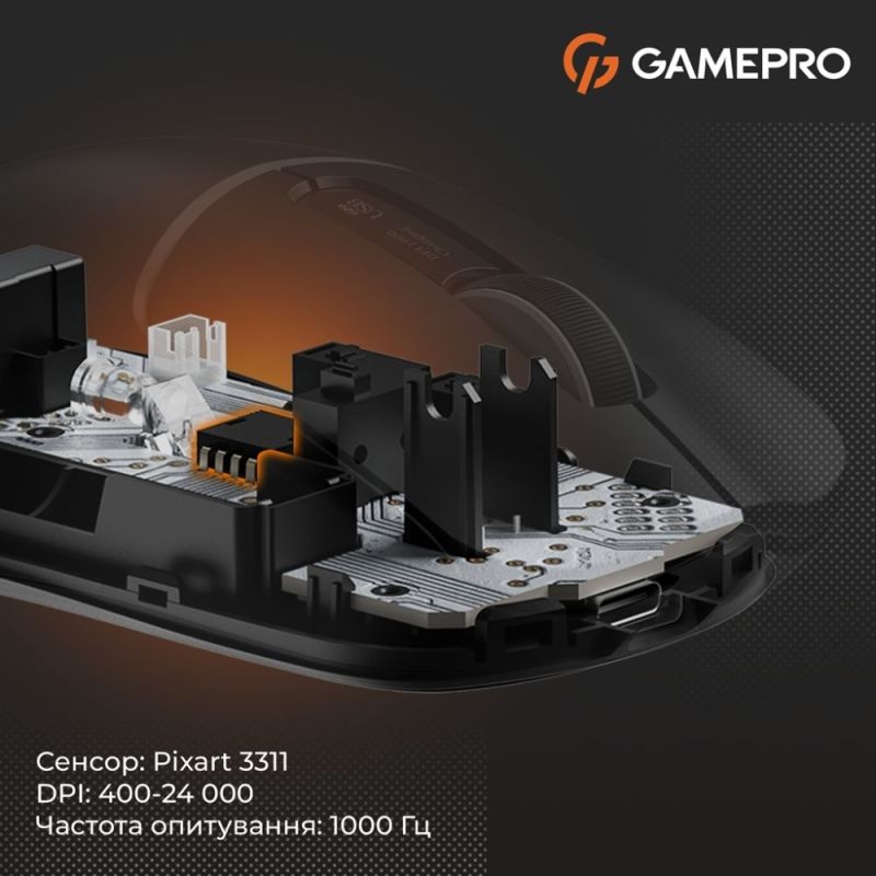 Мышь беспроводная GamePro Genesis Ranker Black (GM012B)