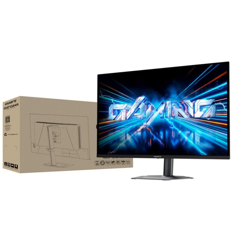 Монітор Gigabyte 27" Gaming QD-OLED Black 240Hz (GO27Q24A)