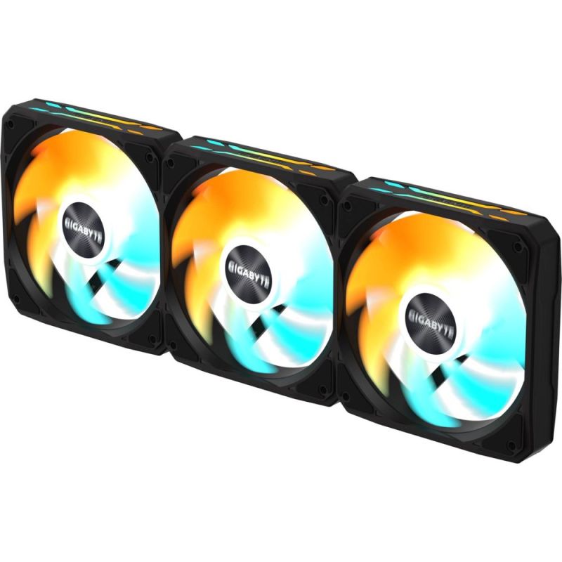 Вентилятор Gigabyte EZ Chain Fan 120 3-Pack Black (GP-GBT EZFAN1203)