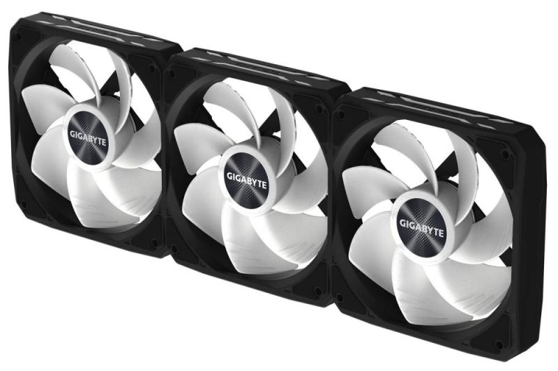 Вентилятор Gigabyte EZ Chain RVS Fan 120 3-Pack Black (GP-GBT EZRVSFAN1203)