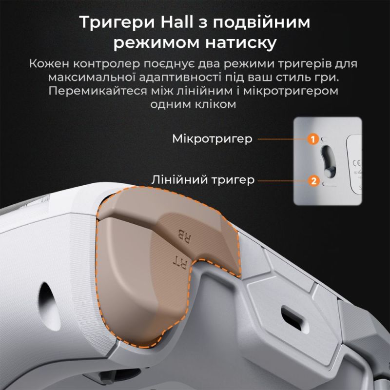 Геймпад Ajazz GP100 RGB White (GP100-W)