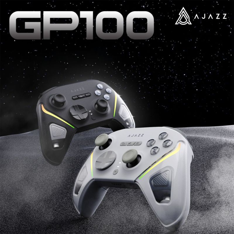 Геймпад Ajazz GP100S RGB White (GP100S-W)