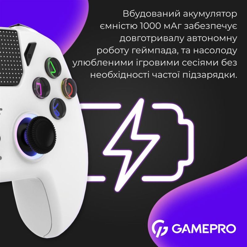 Геймпад GamePro White (GPS20W)