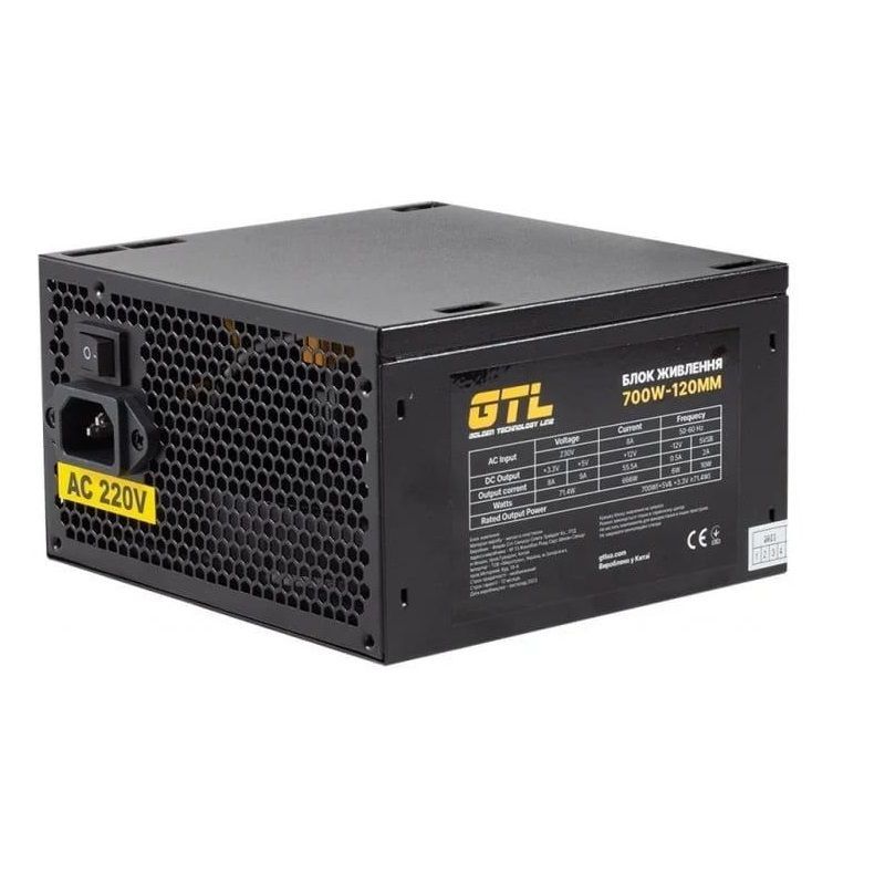 Блок живлення GTL Gaming Star 700W (GTLGS700BK)