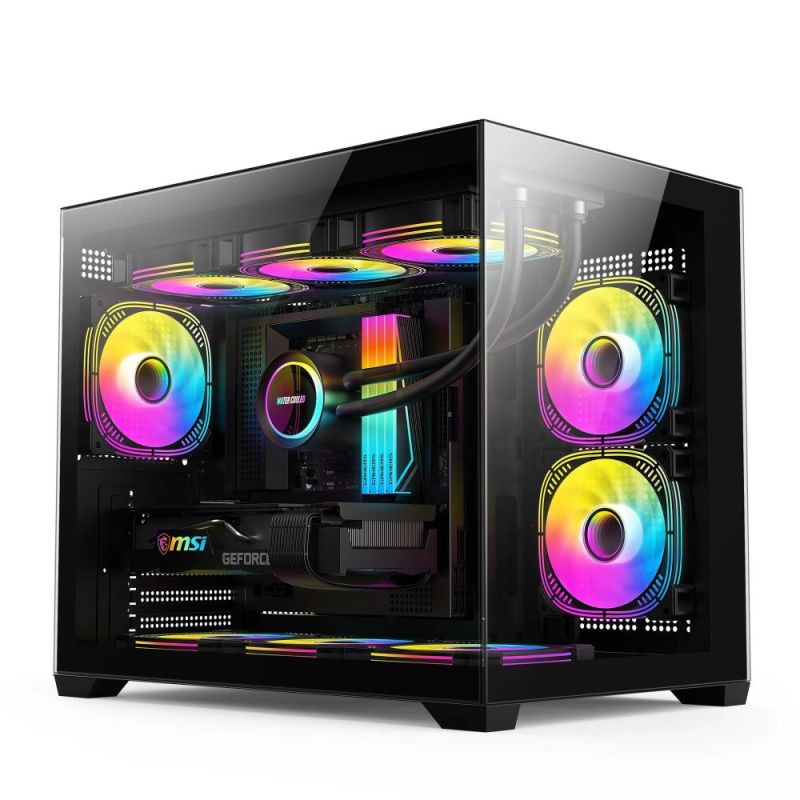 Корпус GTL Gaming Abyss Black без БП (GTLN285M)