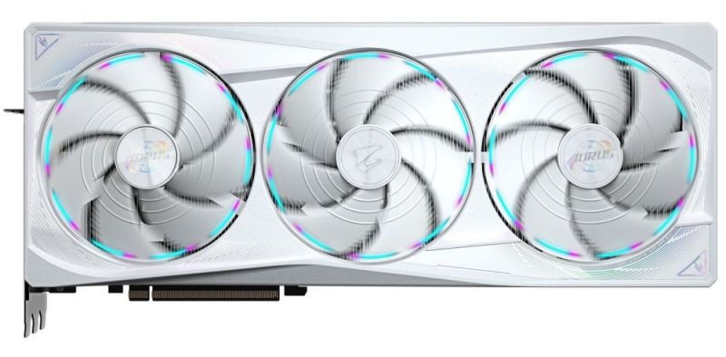 Видеокарта GF RTX 5090 32GB GDDR7 Aorus Stealth Ice Gigabyte (GV-N5090AORUSST ICE-32GD)