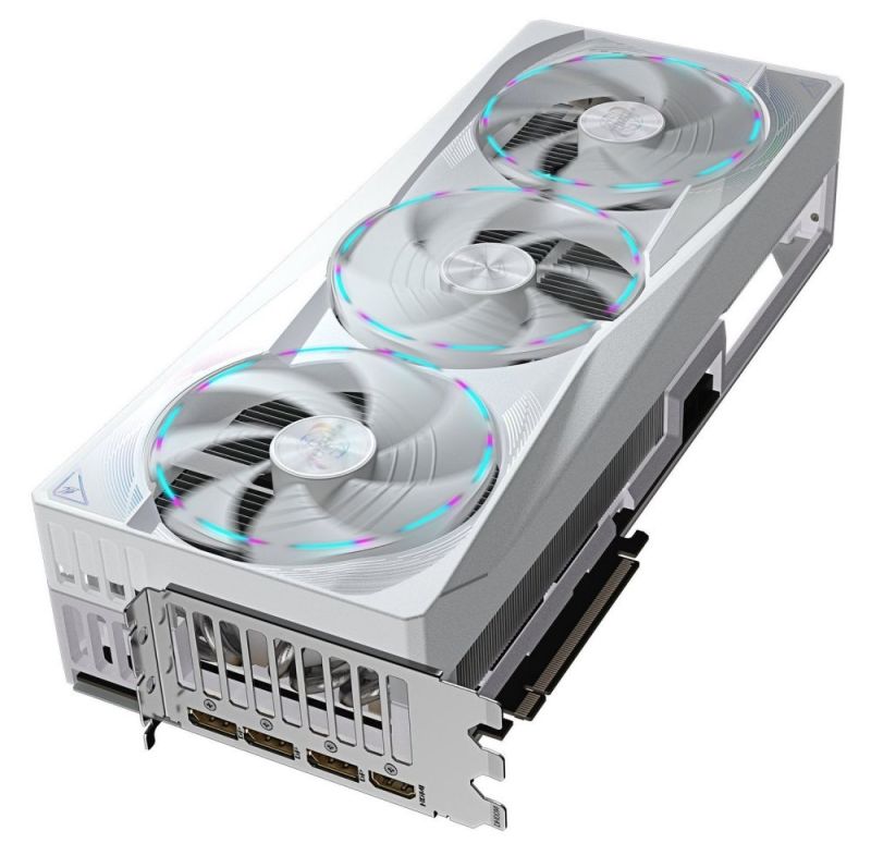 Видеокарта GF RTX 5090 32GB GDDR7 Aorus Stealth Ice Gigabyte (GV-N5090AORUSST ICE-32GD)