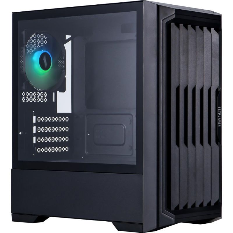 Корпус 1stPlayer Black без БП (H2-BK-4F7)