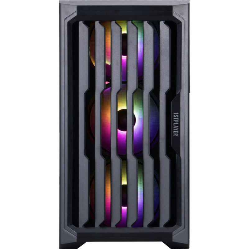 Корпус 1stPlayer Black без БП (H2-BK-4F7)