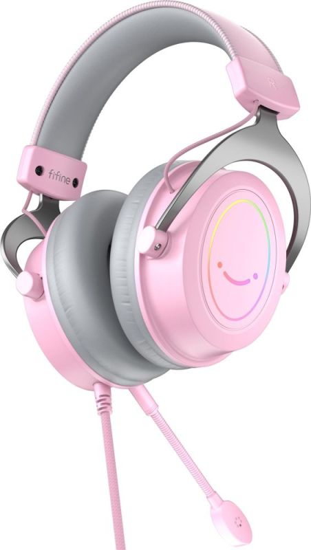 Гарнітура Fifine RGB Pink (H3P)