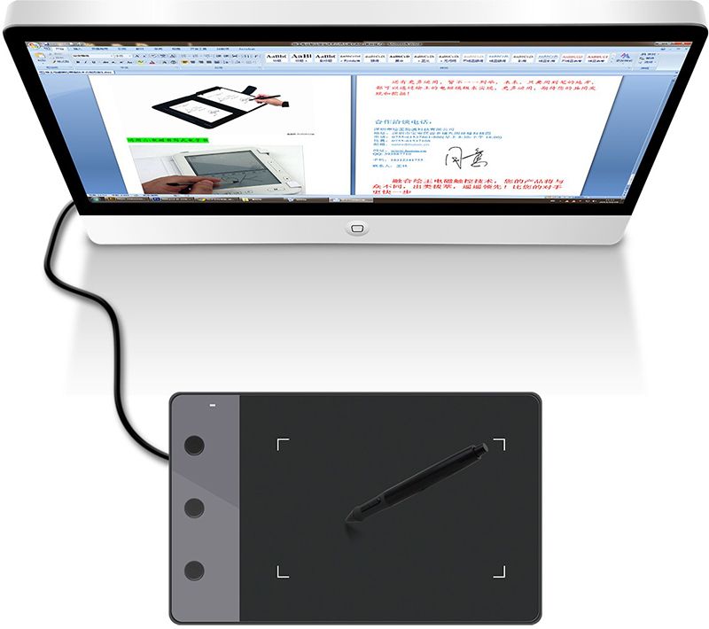 Графический планшет Huion H420 + перчатка