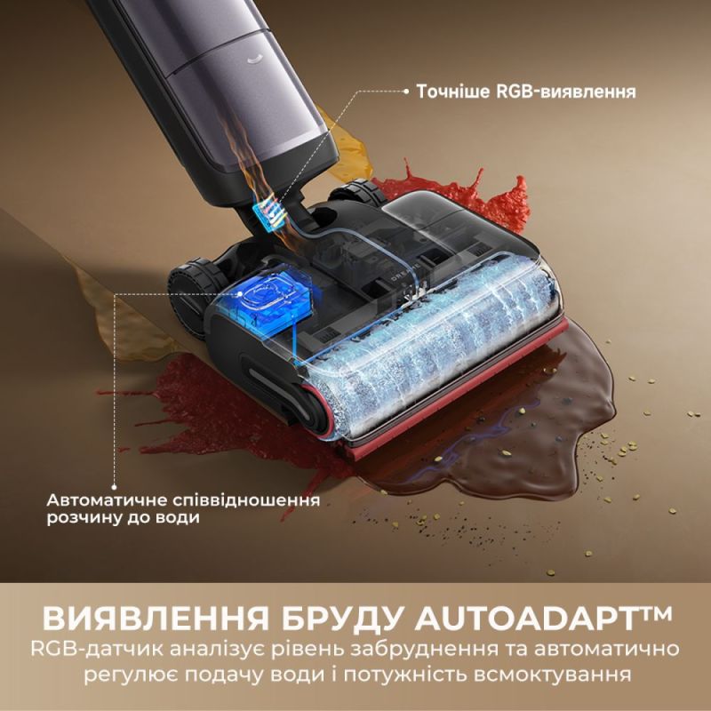 Аккумуляторный моющий пылесос Dreame H16 Pro Steam (HHR48F)