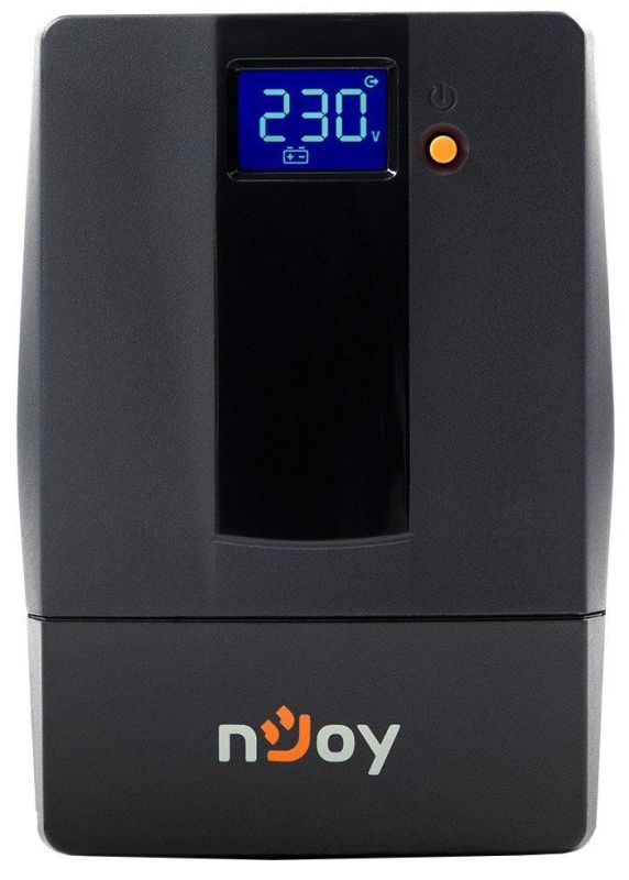 Джерело безперебійного живлення NJOY Horus Plus 600 (PWUP-LI060H1-AZ01B) Lin.int., AVR, 2 x евро, USB, LCD, пластик (Horus Plus 600 USB)
