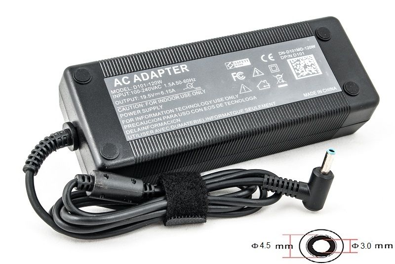 Блок живлення для ноутбуків PowerPlant HP 220V, 19.5V 120W 6.15A (4.5*3.0) (HP120G4530)