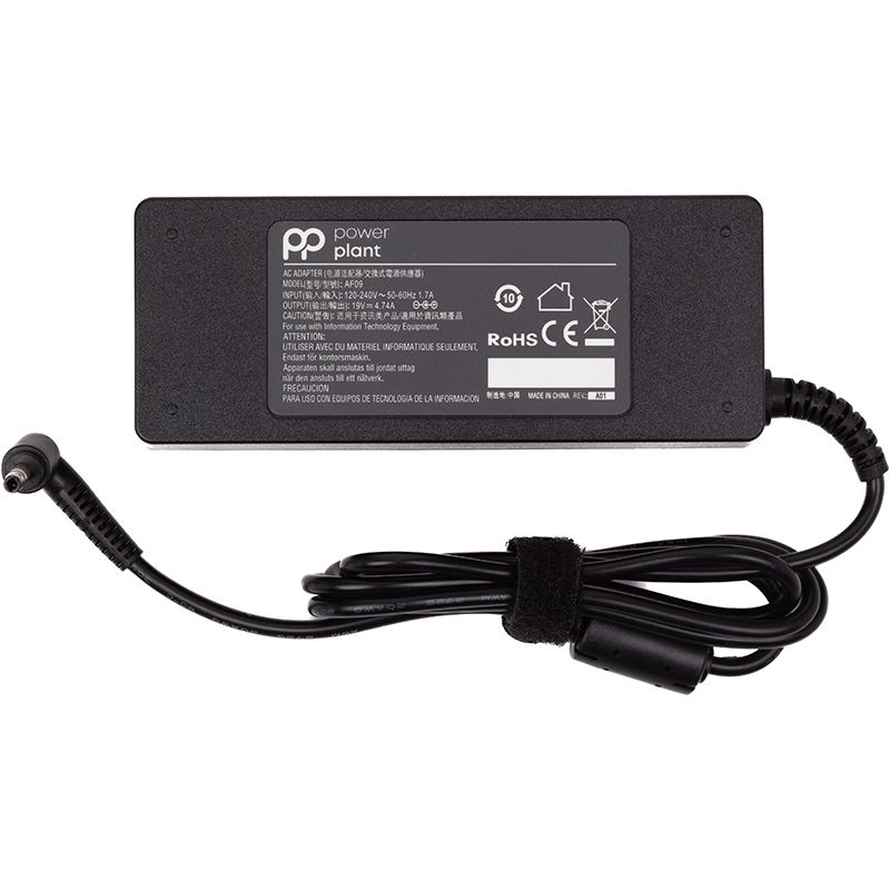 Блок живлення для ноутбуків PowerPlant HP 220V, 19V 90W 4.74A (4.0*1.7) (HP90F4017)