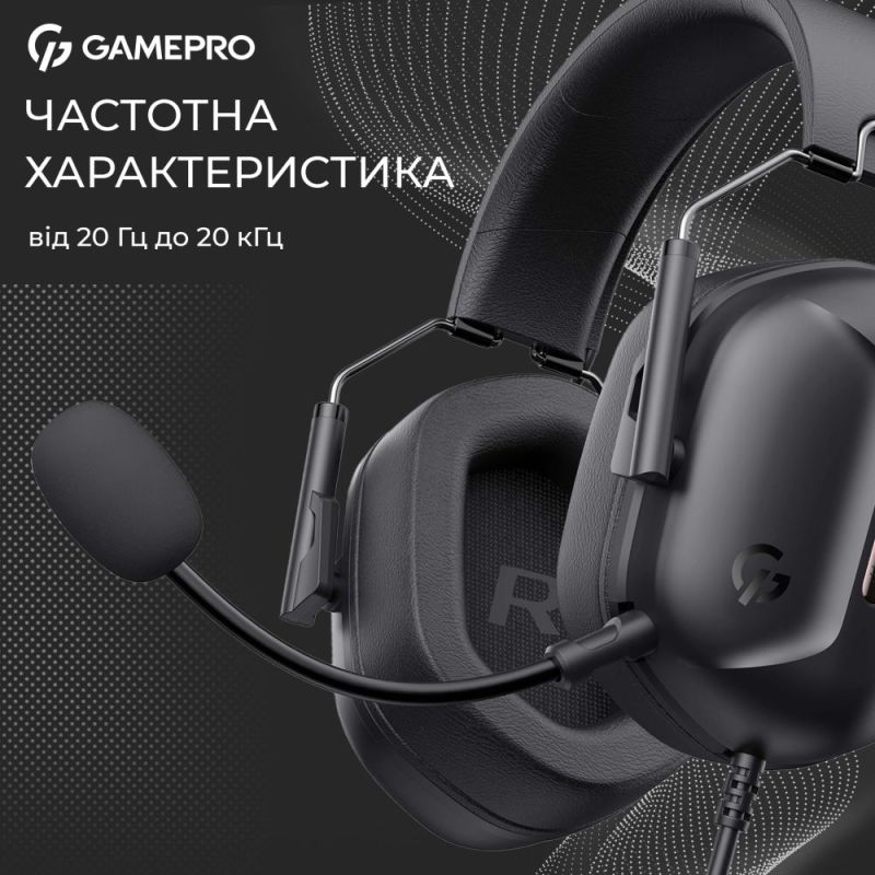 Гарнитура GamePro Genesis Hunter Black (HS1350B)