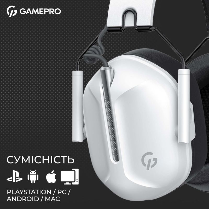 Гарнитура GamePro Genesis Hunter White (HS1350W)