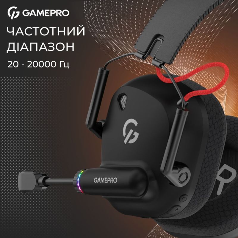 Гарнітура GamePro Genesis Mercury Pro Black (HSW120B)