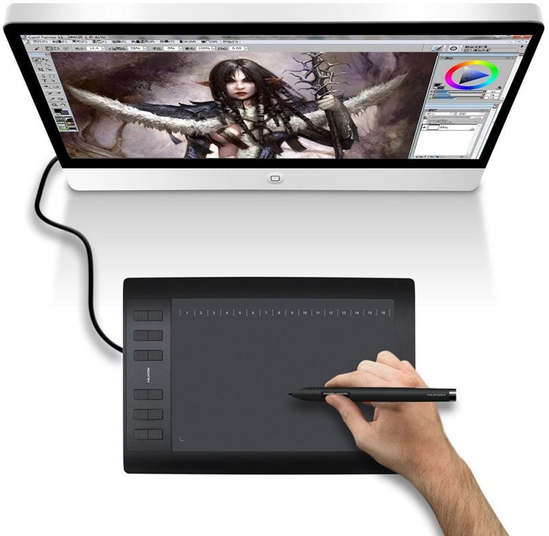 Графічний планшет Huion New 1060Plus + рукавичка (1060PLUS)
