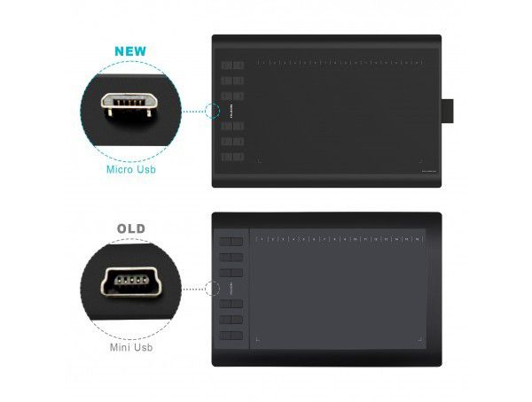 Графічний планшет Huion New 1060Plus + рукавичка (1060PLUS)