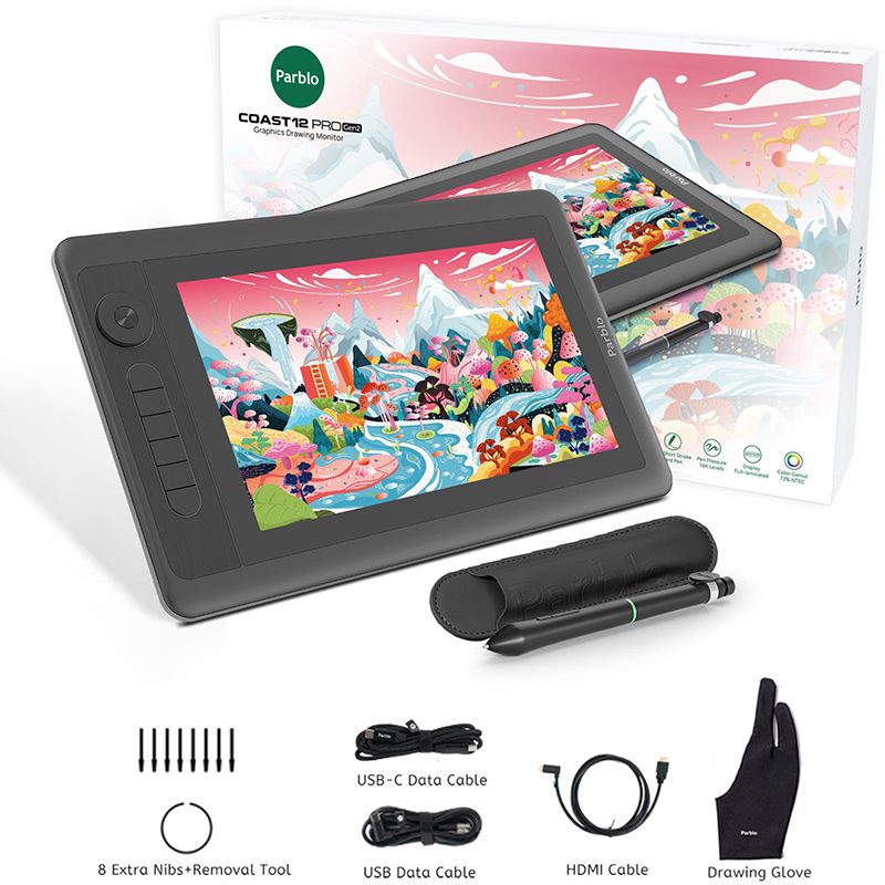 Графический монитор Parblo Coast 12 Pro Gen2