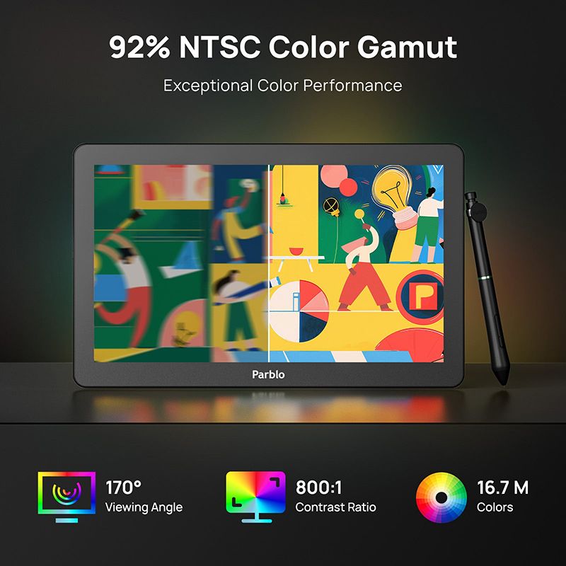 Графічний монітор Parblo Coast 16 Pro Gen2 (COAST16PROG2)